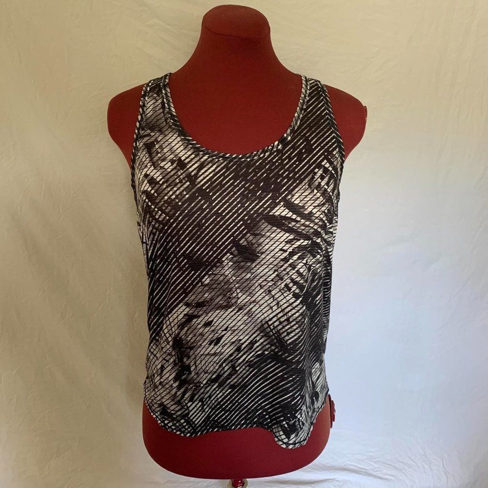 Black & White prAna Racerback Tank